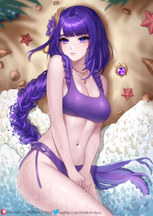 Raiden [Genshin Impact] by CheetahSperm18