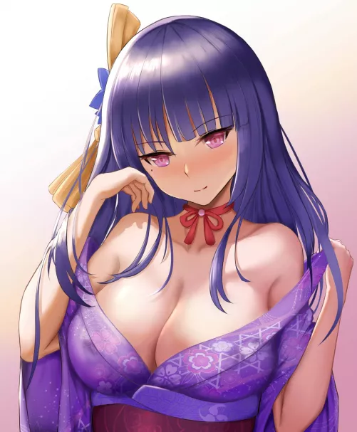 Raiden [Genshin Impact] by CheetahSperm18