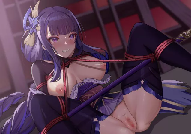 Raiden Shogun [Genshin Impact] by PokeSIut