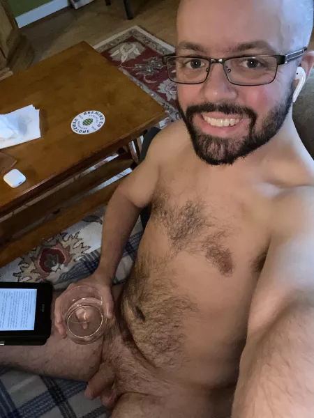 Rainy evening calls for wine and a ebook. by Right_Pilot