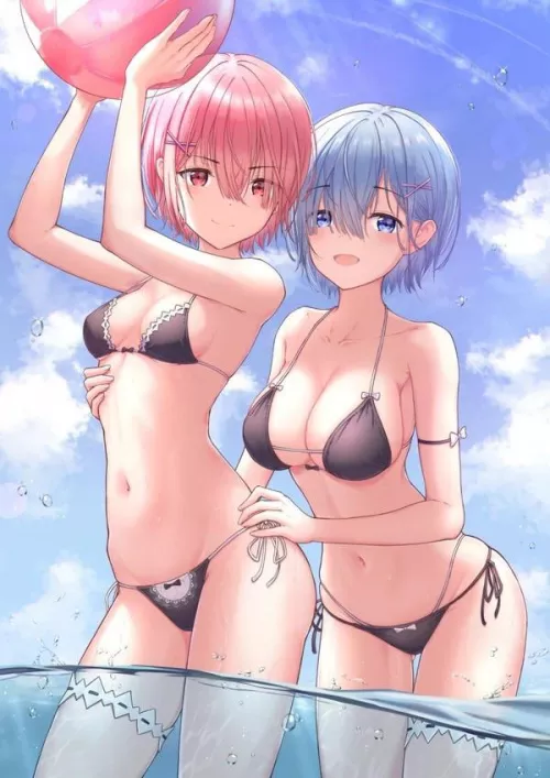 Ram & Rem [Re:Zero] by MysteriousDinner7822