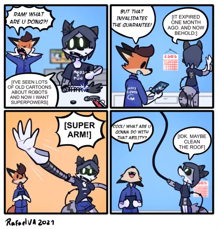 Ram the robot 6 (by me) by RafVicAlv