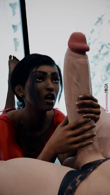 Rampart in awe of Wattson (SalamandraNinja) [Apex Legends] by Kuro-Oji