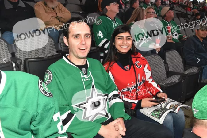 Randomly found Mia’s picture from a Dallas Stars game from last year through the fan photo website! by GoingGonz20