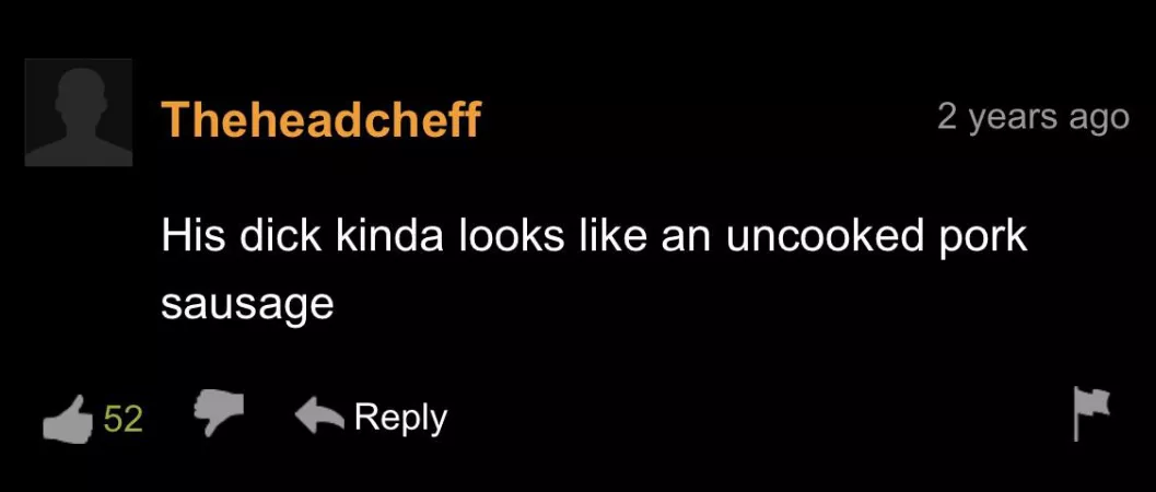 Rare Insult in the PornHub Comments by SameWatercress5270