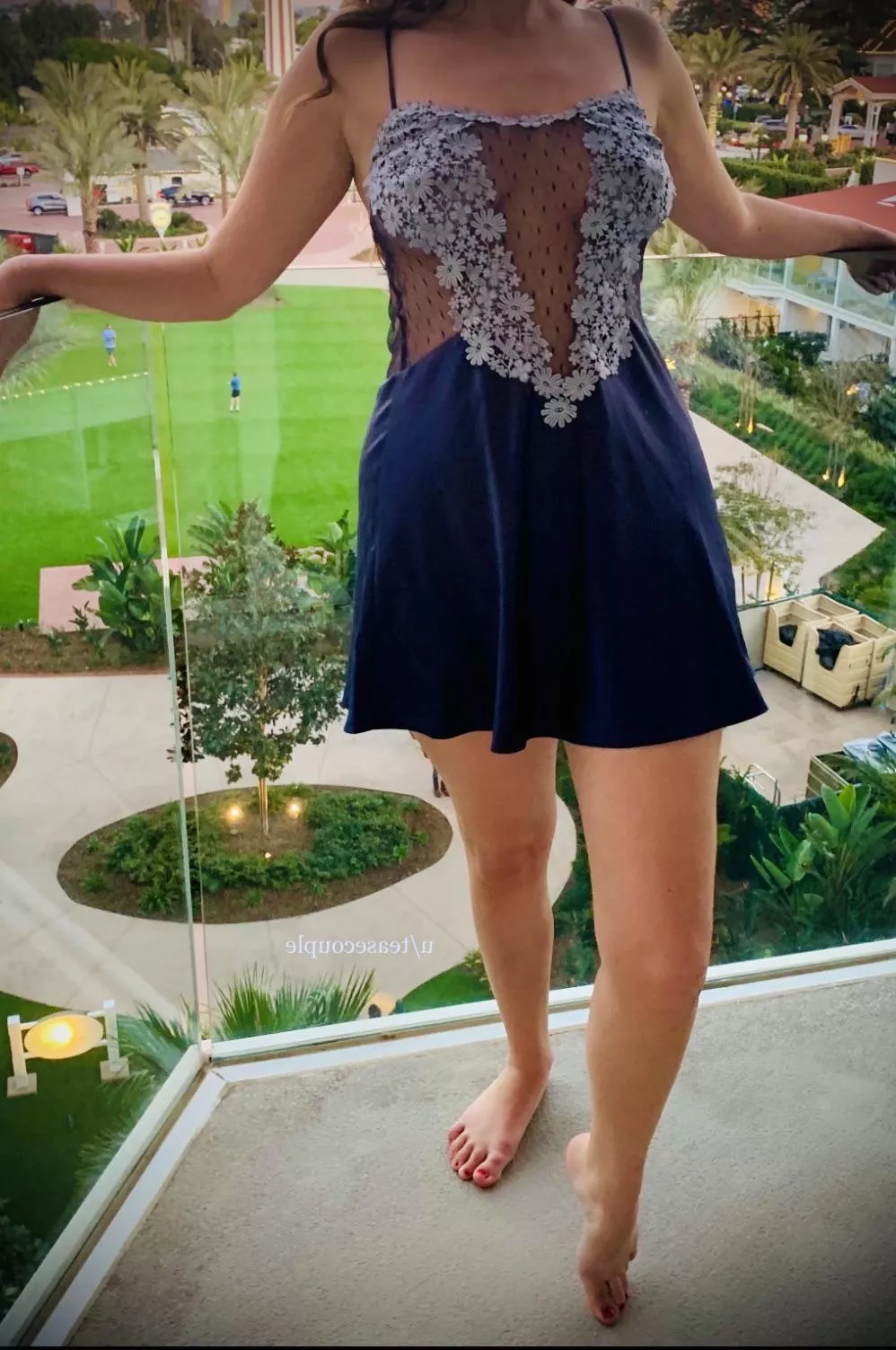 Rate my balcony attire 😉 [F][OC] posted by teasecouple