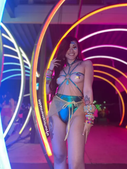 Rave mermaid by yourlocalmermaidm