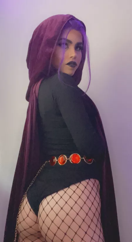 Raven from Teen Titans by me [OC] by Ellie_Smiles