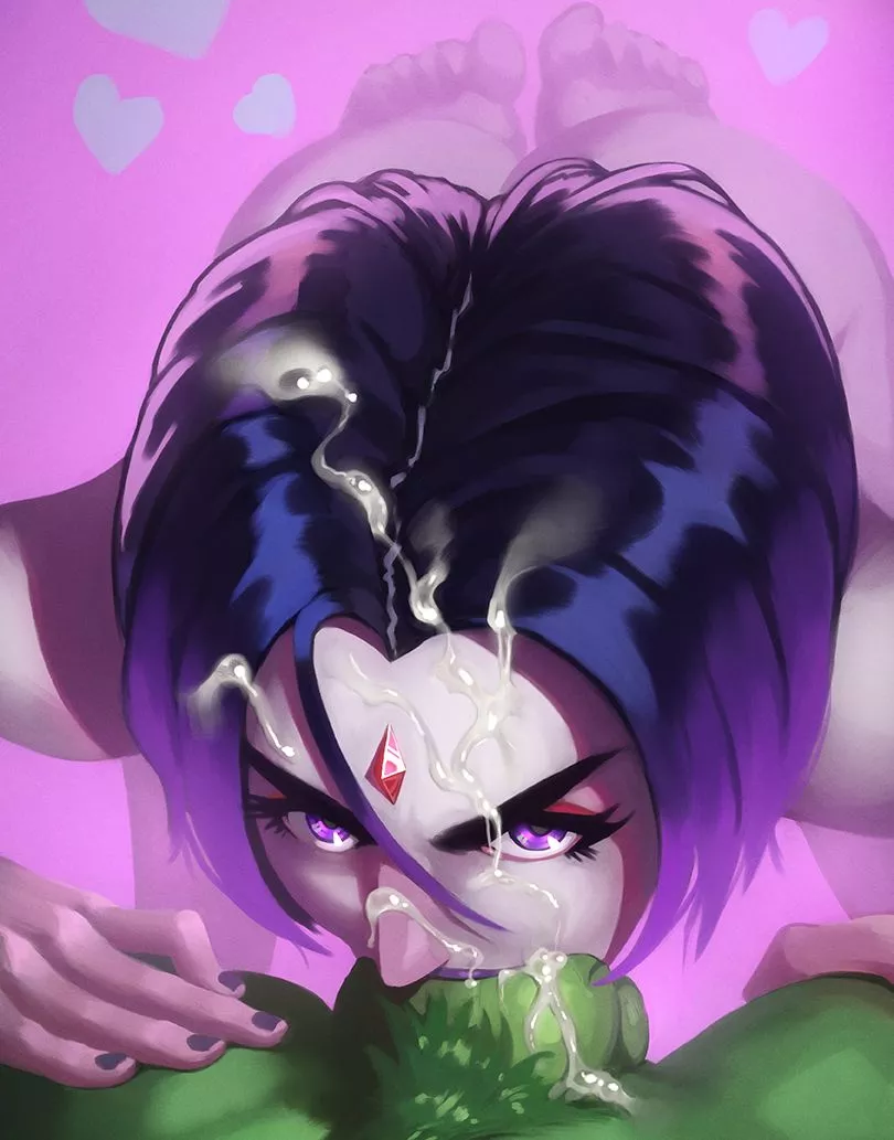 Raven going deep (bluewizardart) [DC] posted by Kuro-Oji