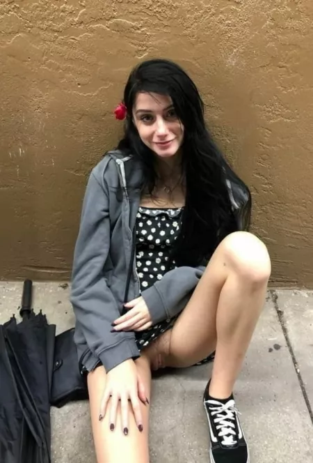 Raven Haired Cutie with Shaved Kitty (bit stubble coming back in) by Tree_Forest95_pt2