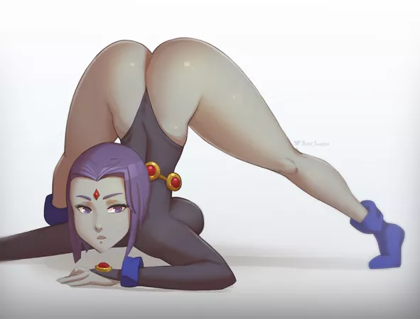 Raven joins the jackochallenge (PhatSmash) [DC] by Kuro-Oji