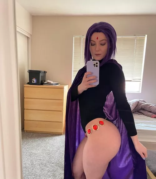 Raven (teen titans) by STPeach by medinnaa