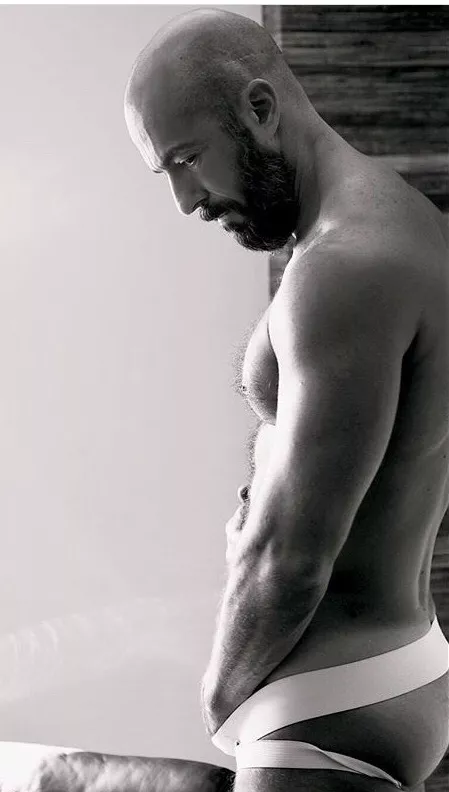 Reaching into his jockstrap (X-Post /r/buffnbald) posted by menareamazing