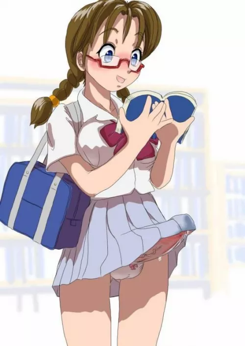 Reading a dirty book by JB0011c