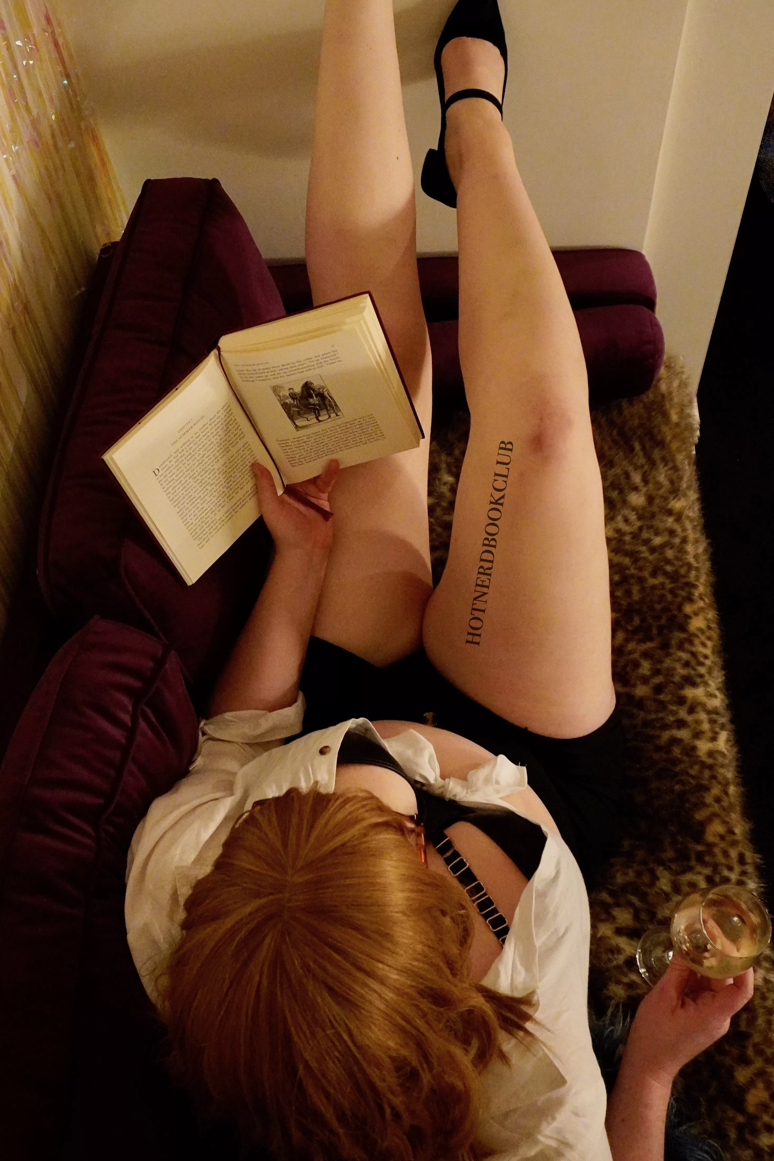 Reading At The Back of the North Wind by George North. I love the illustrations in this copy! [F] posted by hotnerdbookclub