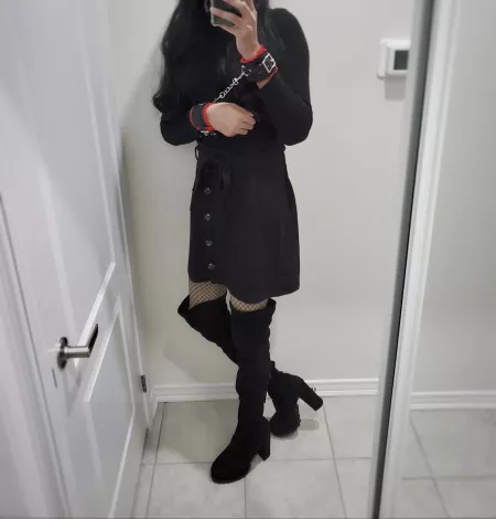 Ready for fun! Do you like my cuffs? [OC] by fetishwoman21