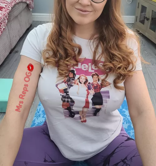 Ready for my workout but my nipples look like they are ready to come out and play by MrsRepsOG