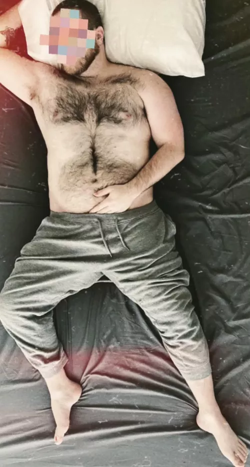 ready to cuddle but no one to cuddle with by Professor_Hairy