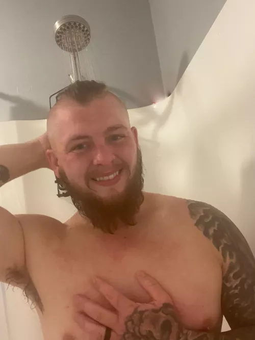 Ready to get my chest and throat done. Impatiently waiting on the 23rd. by Hornyviking666