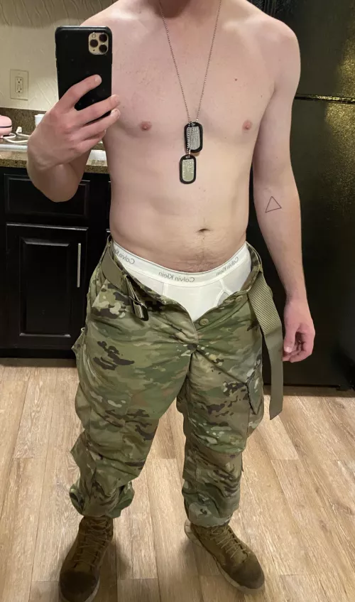 Ready to get out of this uniform by BearLover25