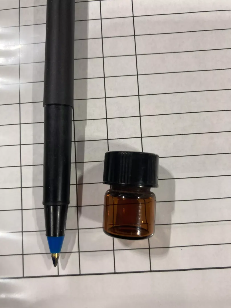 Real 1st world ExMo problems🤷🏼‍♂️😂. I bought a used vehicle the other day and while cleaning it I found this tiny glass vile. First hopes were Mol*ie or maybe a little Cok€. The old owner of the truck is a bishop and upon further inspect posted by SmoothBraneAPE