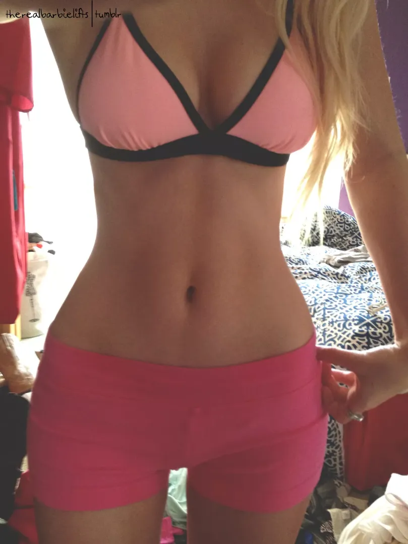 Realbarbielift's curves in pink. posted by Advega