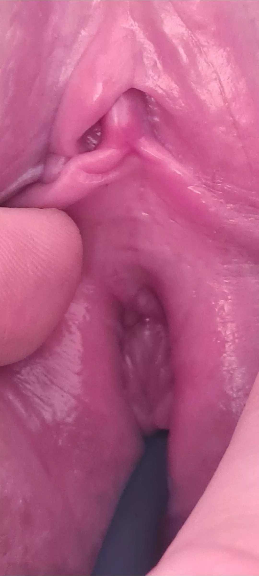 Really close close-up of her little clit 🤤🥵😼 posted by Ratemymrs