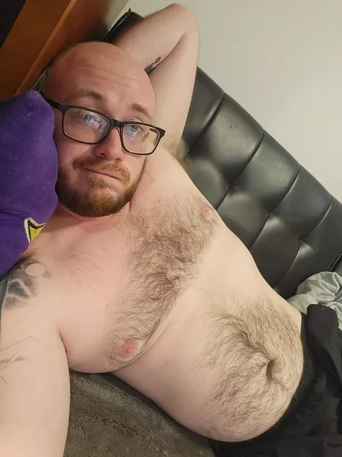 Really embracing my bearish body these days. by FrenziedPhallus