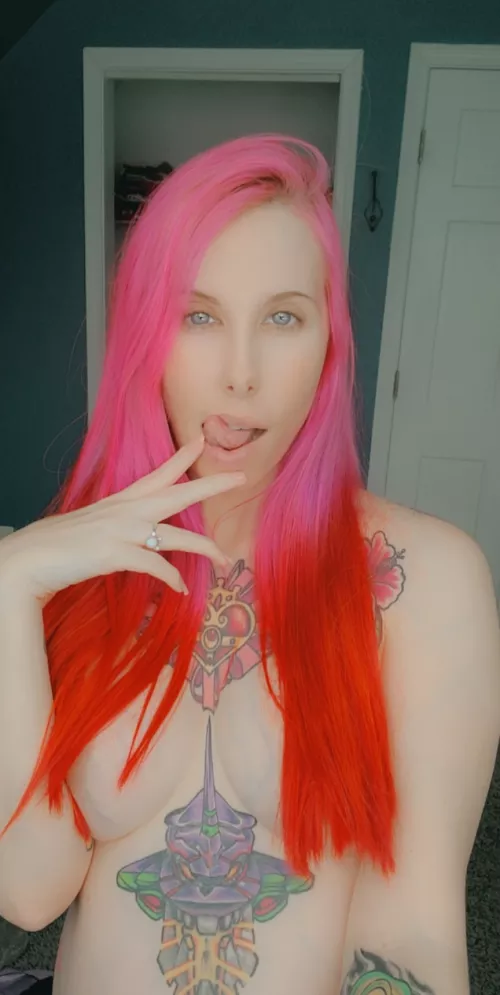 Really enjoying my pink and red 😍 by KittyAllister