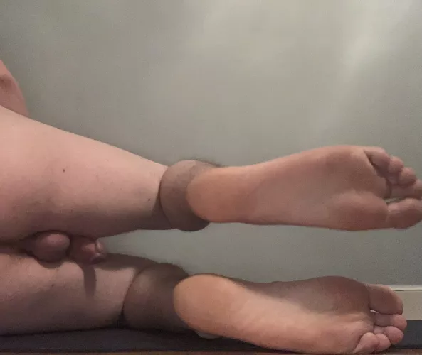 Rear cock and sissy feet by feetboiboston77