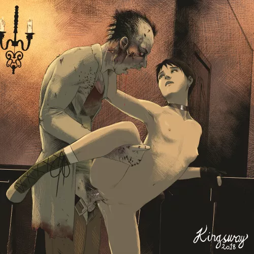 Rebecca vs. Zombie (Kingsway) [Resident Evil] by EnigmusPrime