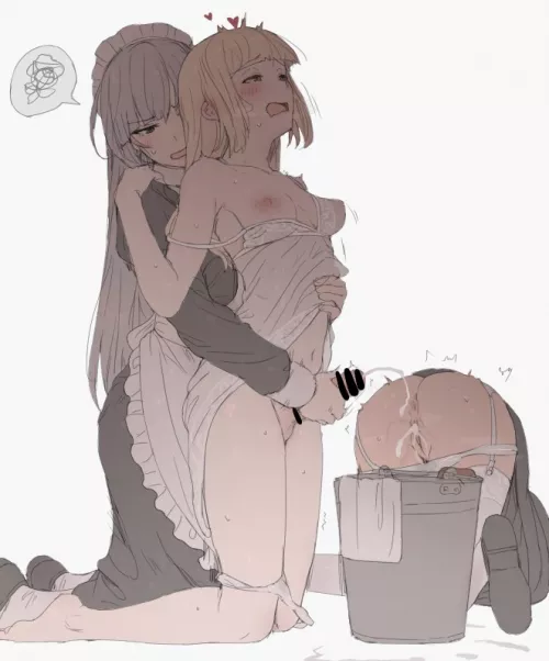 Receiving help from the 'hand' maid (Mdf An) [Original] by Jolly_Huckleberry_98