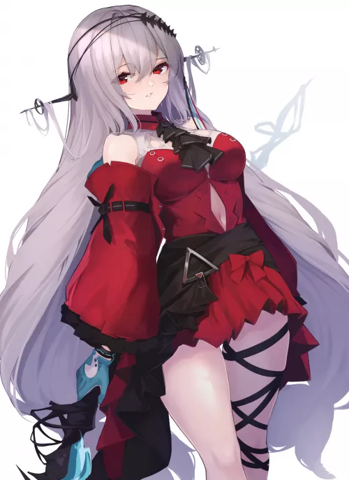 Red Abyss Thighs by ArmorXIII