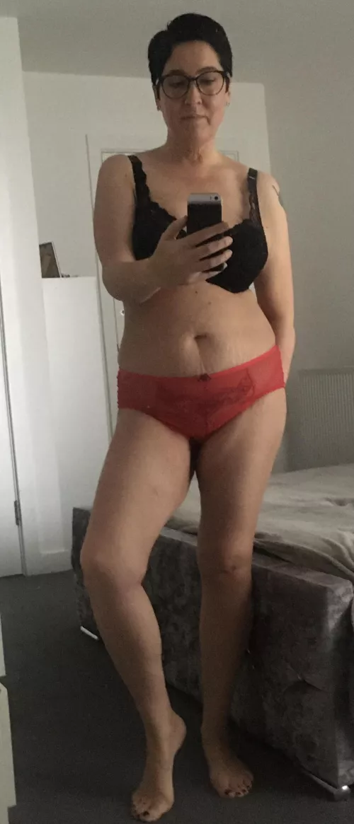 Red and black , a classic combination, just like me xx by Either-Slide-945