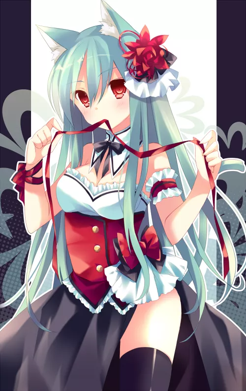 Red band neko. posted by Dhova