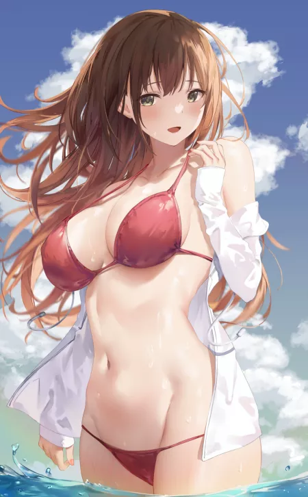 Red Bikini [Original] by xSaviour_N