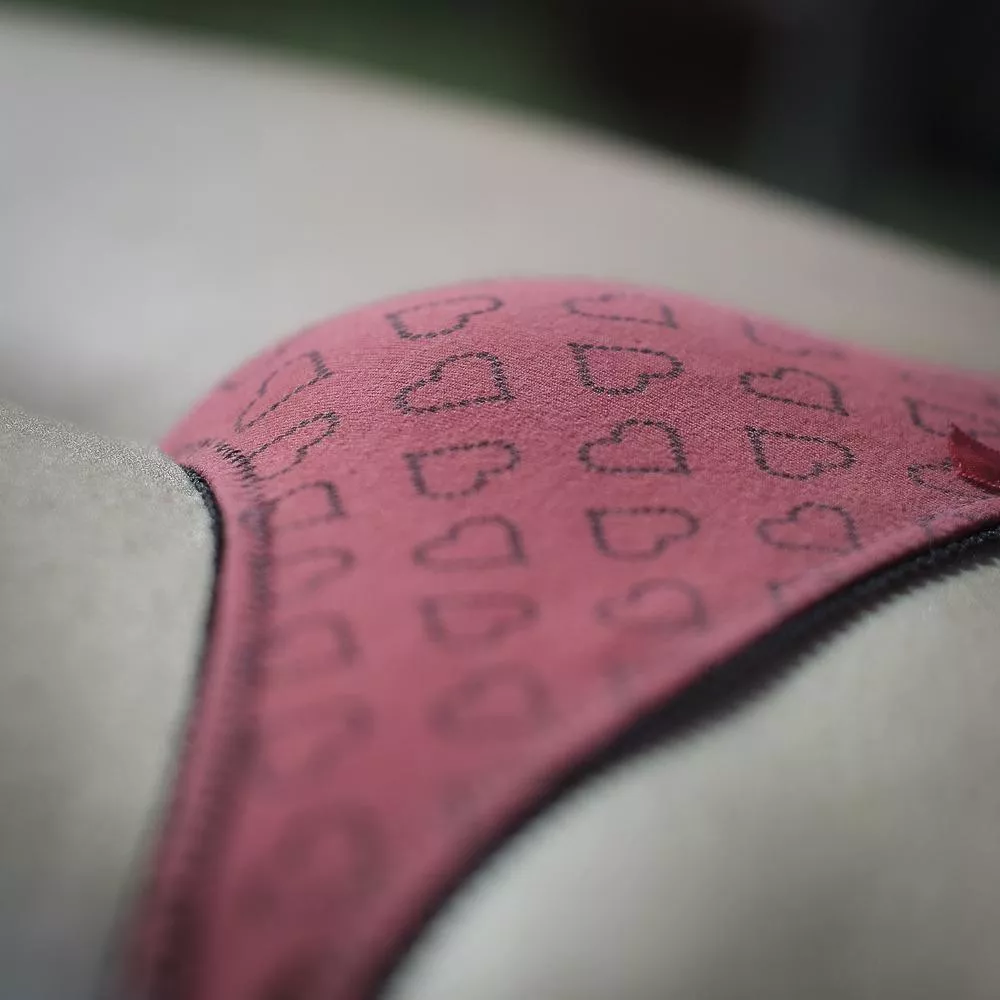 Red cotton hearts posted by panty_overload