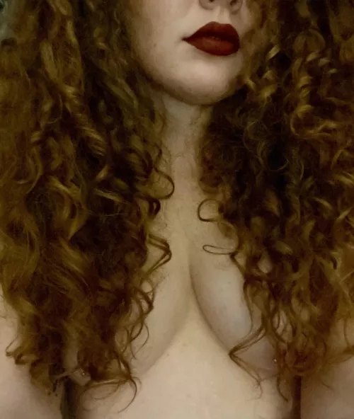 red hair, red lips💋 by littlered1269