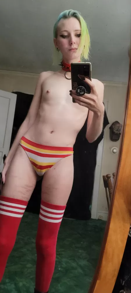 Red is my favorite color, what's yours? [26f] by Puma_Lipps