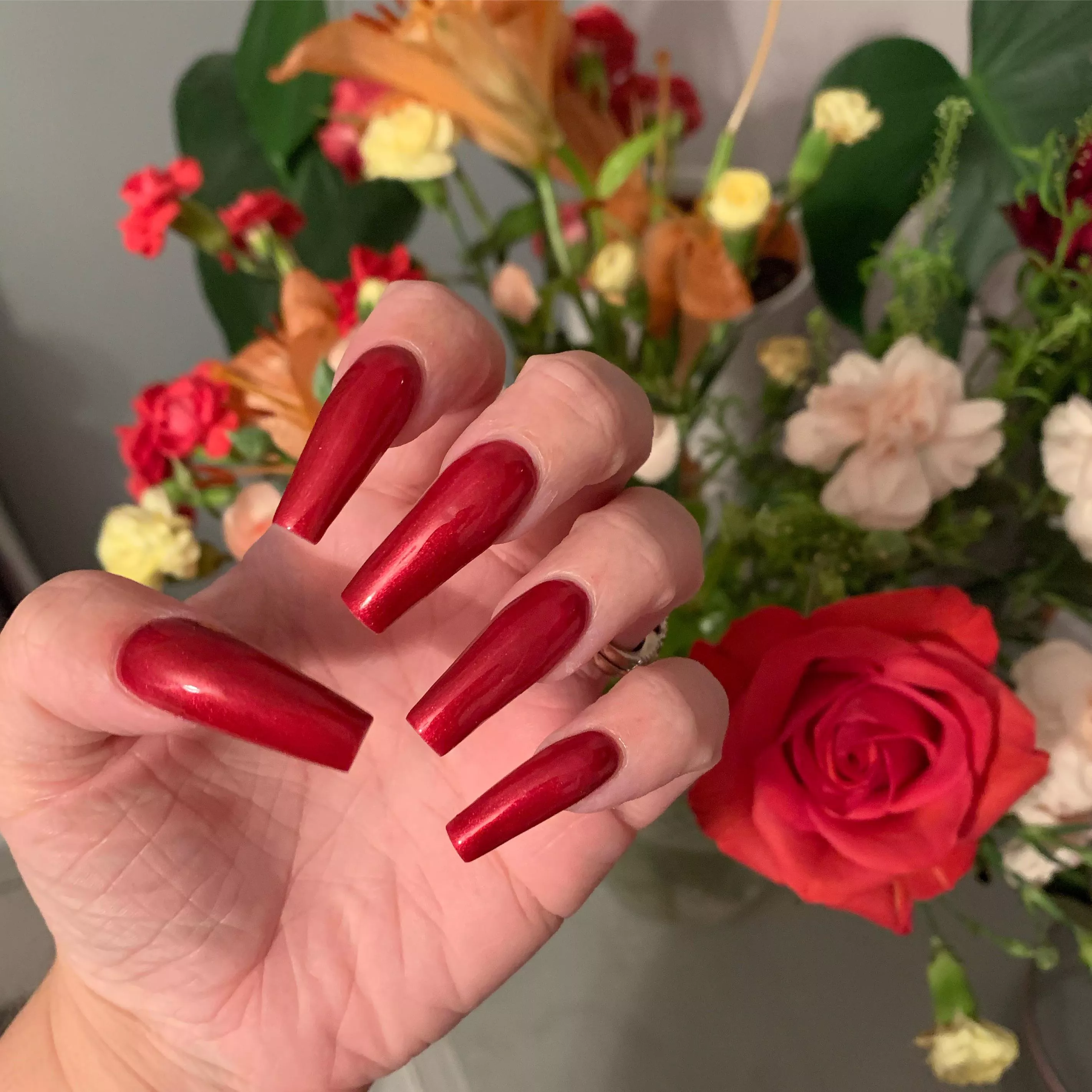 Red is the best nail colour… Do you agree? ♥️😍🙌🏼 posted by TheNaughtyNailTech