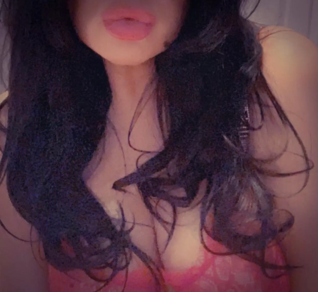 Red lace anyone 💋 posted by sydney-vogue