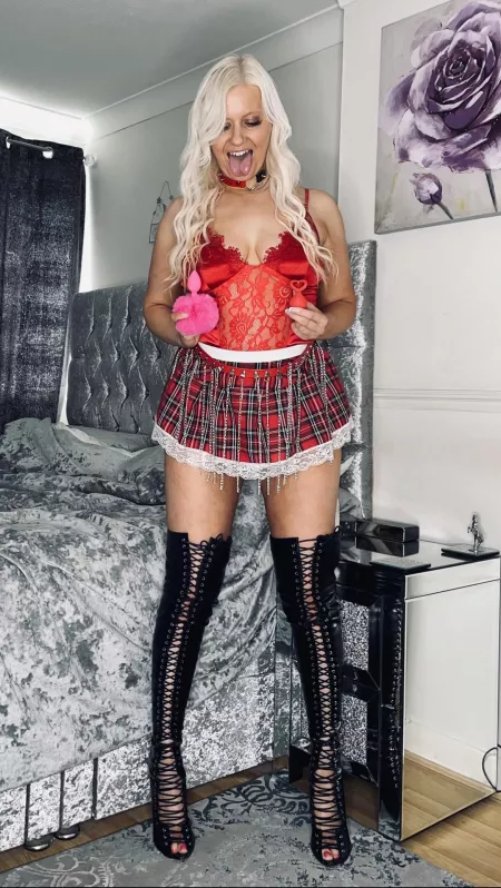 Red or pink to make that pathetic ass wink, bend over and let’s prep that boi pussy for pleasure and pain by sparkly-and-savage