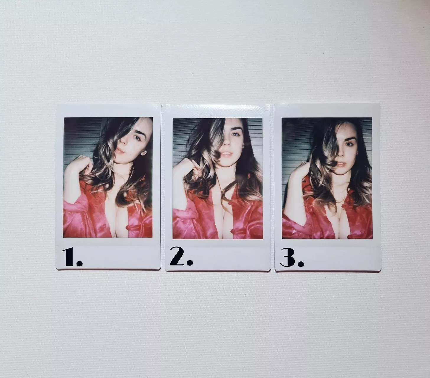 red PJ’s polaroids posted by impulsive303