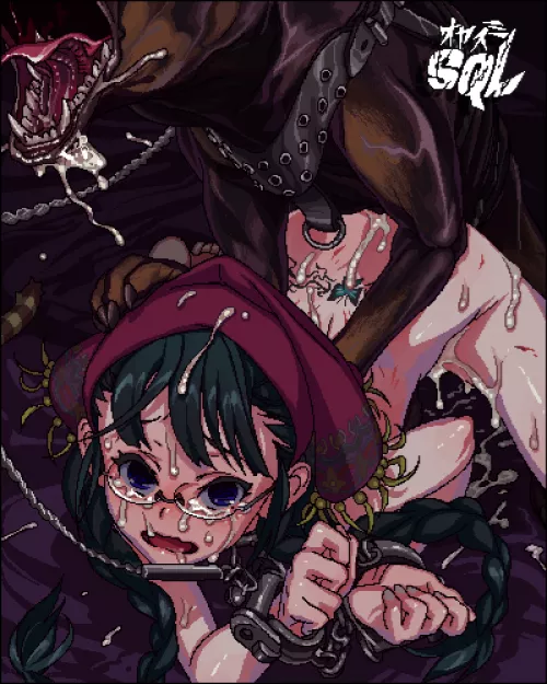 Red riding hood failed her quest (hoshi kubi) by AnonymousWindigo