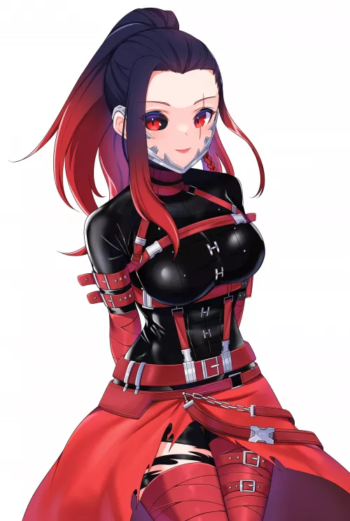 Red Strapped Bondage by CheetahSperm18