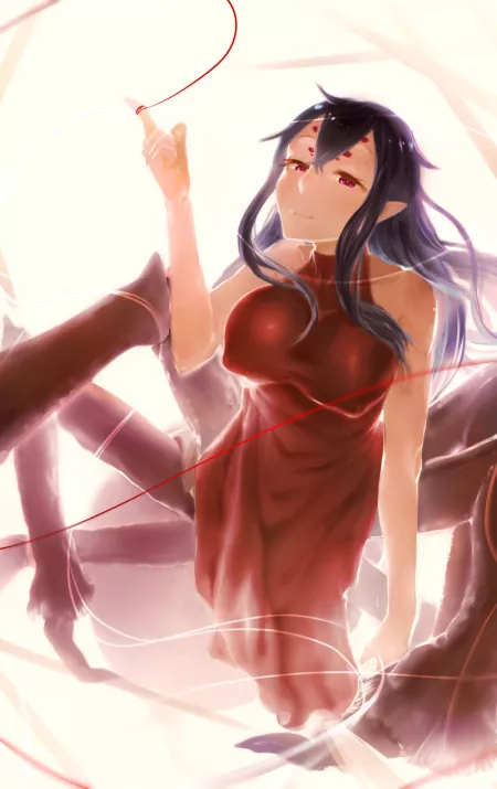 Red String of Fate by spiderbutt_