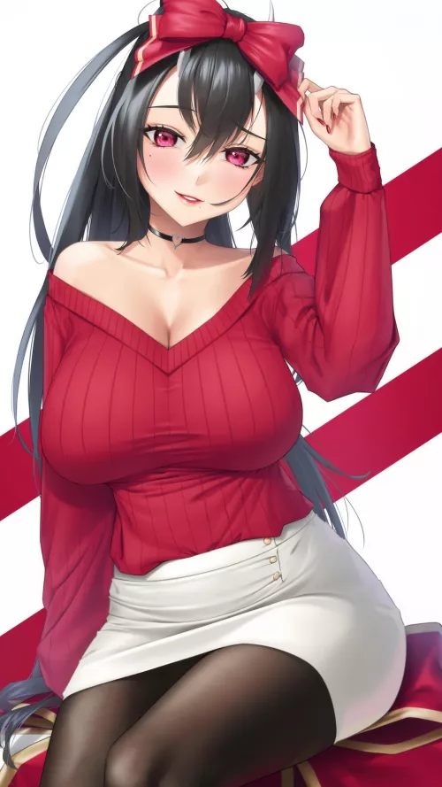 Red Sweater Oni [Original] by CheetahSperm18