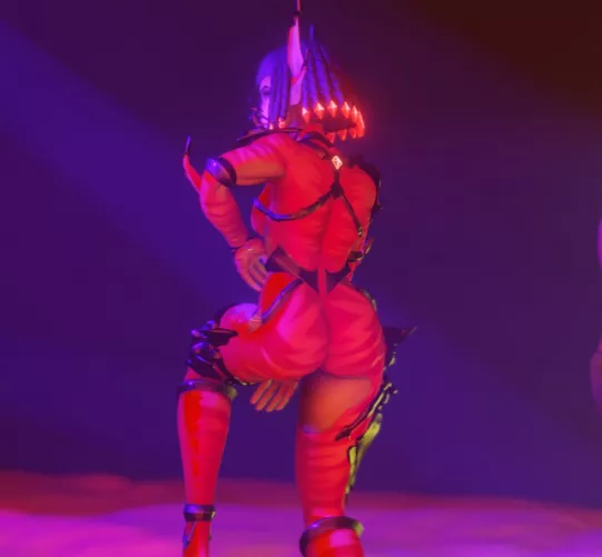 Red Tide Saati but with no cape blocking the view to that sweet fish ass (DaddyMouse) by gifsundgirls