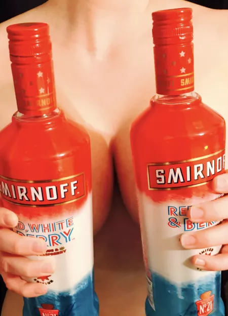 Red, white and blue.. and boobs by OneHotMYLF769