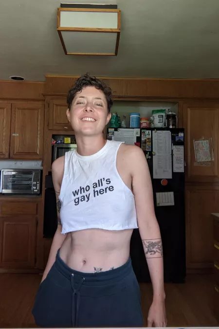 Reddit is mad that I can be a boy with tits but I just stay cute so... 🤷 by _princepisces